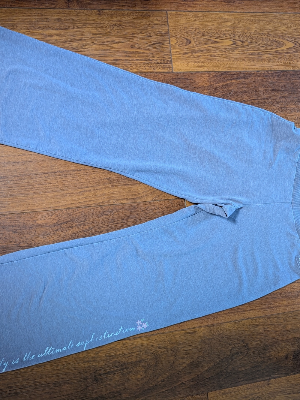 Life Is Good Lavender-Mauve Wide Leg Yoga Pants - Picture 3 of 5